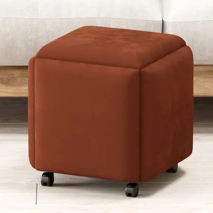 

Cube stool combination shoe replacement multifunctional household net red folding storage low coffee table sofa small bench