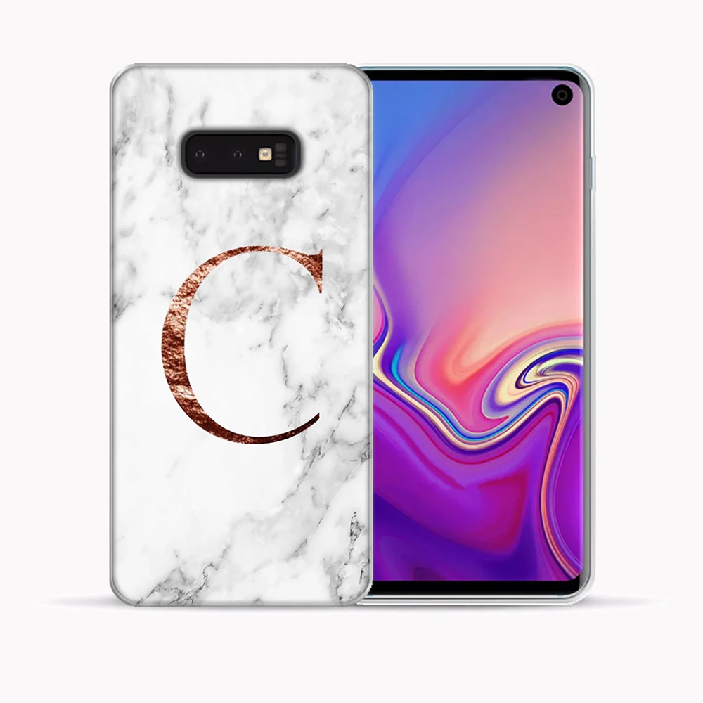 Мраморный силиконовый чехол для телефона Samsung Galaxy S10 Plus S10E S9 Note 10 Pro 9 26 дюймов с
