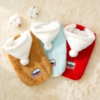 winter teddy dog clothes soft cotton two legs hoodies outfit for small dogs chihuahua pug sweater clothing puppy coat jacket
