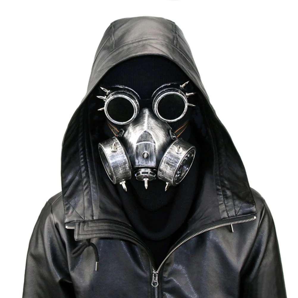 Антивирусная маска в стиле стимпанк противозапотевающая для косплея мужчин и