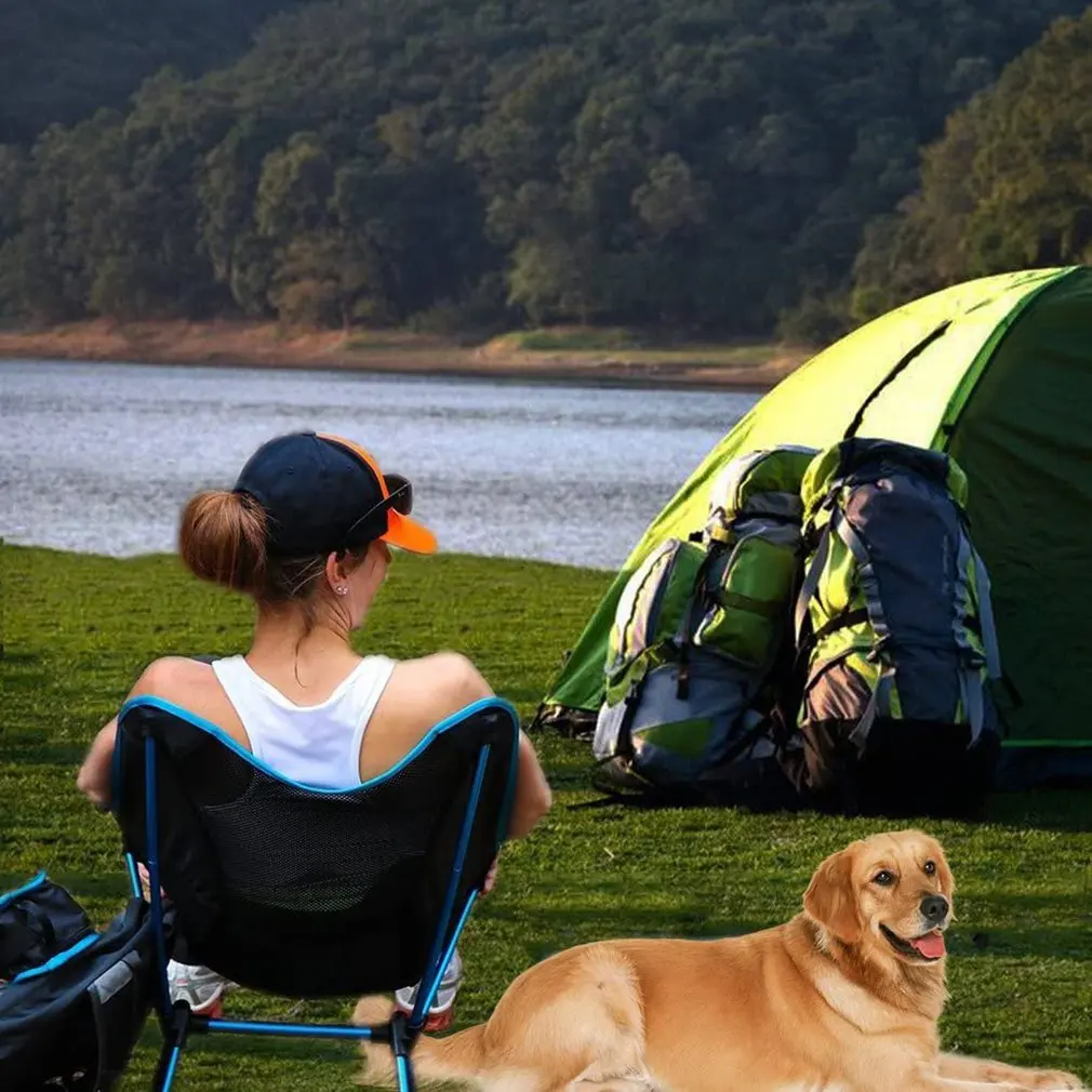 

Outdoor Folding Chair Portable Camping Chair Beach Chair Aluminum Alloy Folding Lawn Chair For Picnic Fishing Hiking Camping