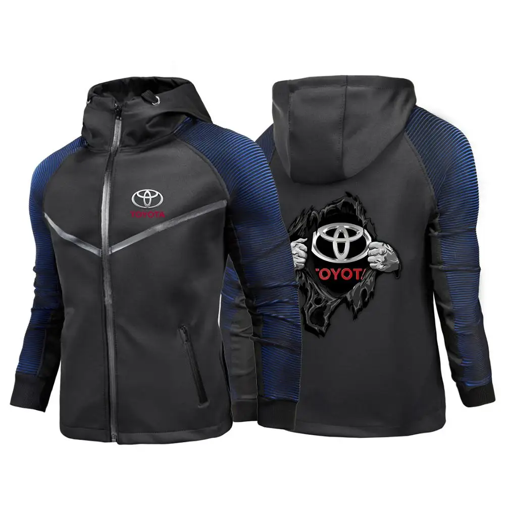 

2021 New Men Toyota Car Logo Designer Motorcycle Full Set of anti-fall Protective Coat Jackets Riding Protective Suit Hoodies