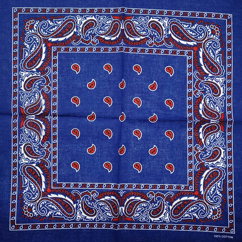 Хлопковая Бандана с градиентом шарф-тюрбан в стиле хип-хоп для