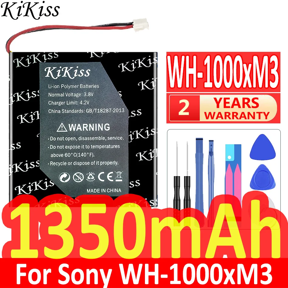 

1350mAh KiKiss Powerful Battery for Sony WH-1000xM3 WH-XB900N WH-CH710N