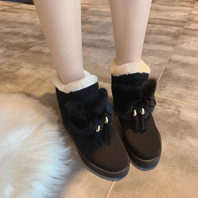 Женская обувь из хлопка Вельветовые женские зимние ботинки новая зимняя