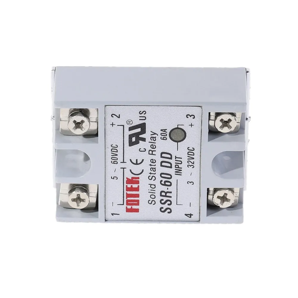 DC Однофазное твердотельное реле SSR 60DD Module 60A DD входное напряжение 3 32V TO 5 60V