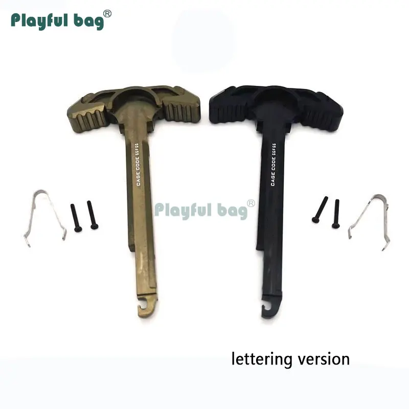 

Playful bag M4 puller handle CS Replica decoration accessories CNC upgrade material Outdoor CS sport tactic toys AQB57