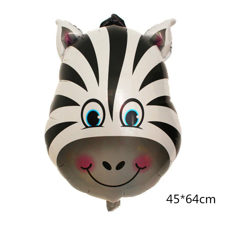 Зоопарк джунгли вечерние воздушные шары животные тигр Лев Зебра жираф гелиевые