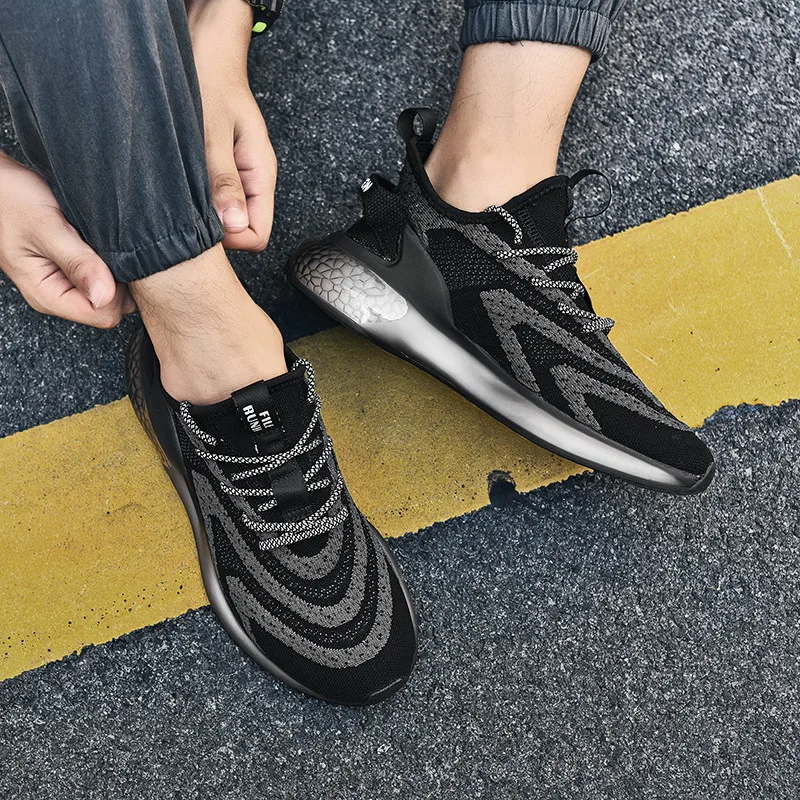 Взрывные мужские кроссовки из кокосовой ткани дышащие летающие удобная легкая