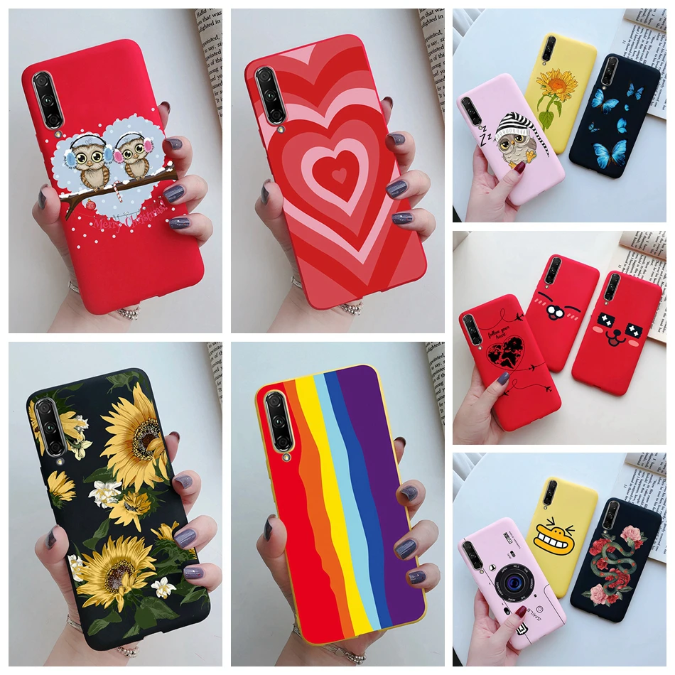 for huawei y9s case cover on huawei y9s 2020 love heart soft silicone phone case for huawei y9s stk l21 stk lx3 y 9s y9 s funda free global shipping