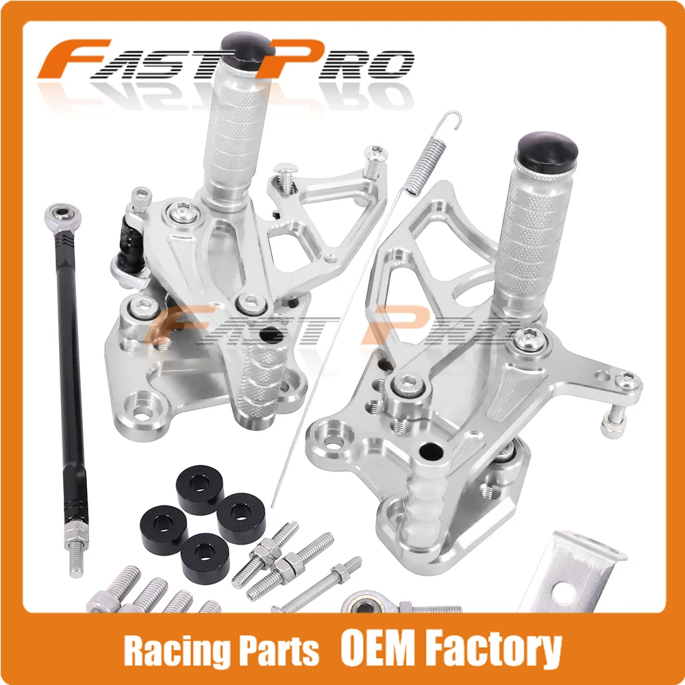 CNC мотоциклетная Регулируемая заготовка подножки педали для KAWASAKI NINJA250 NINJA300 Z300 2013