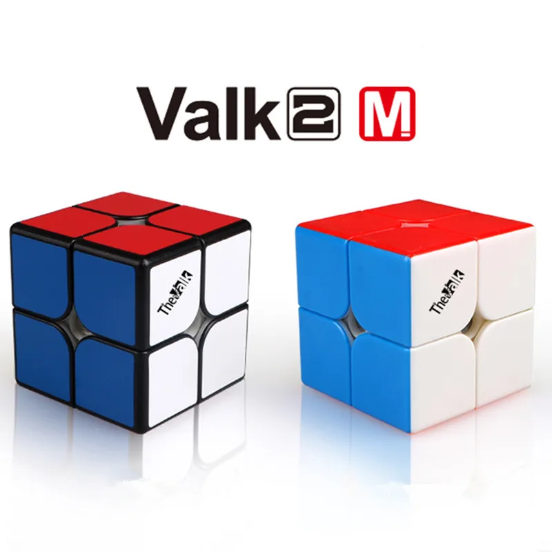 Магнитные Волшебные кубики Valk 2 M 2x2x2 скоростные пакета QIYI Mofangge WCA конкурсные valk2