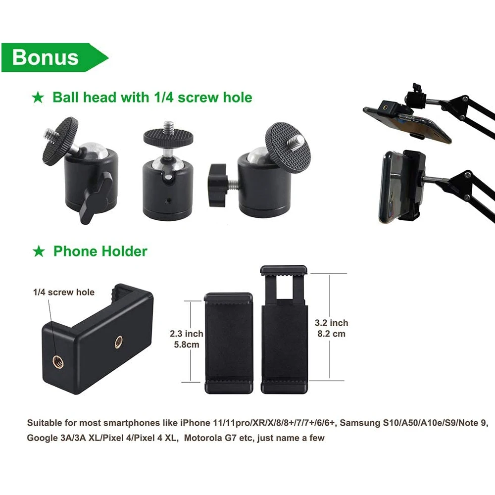 Выдвижной зажим для рабочего подвеска стрела подставка держатель со столом