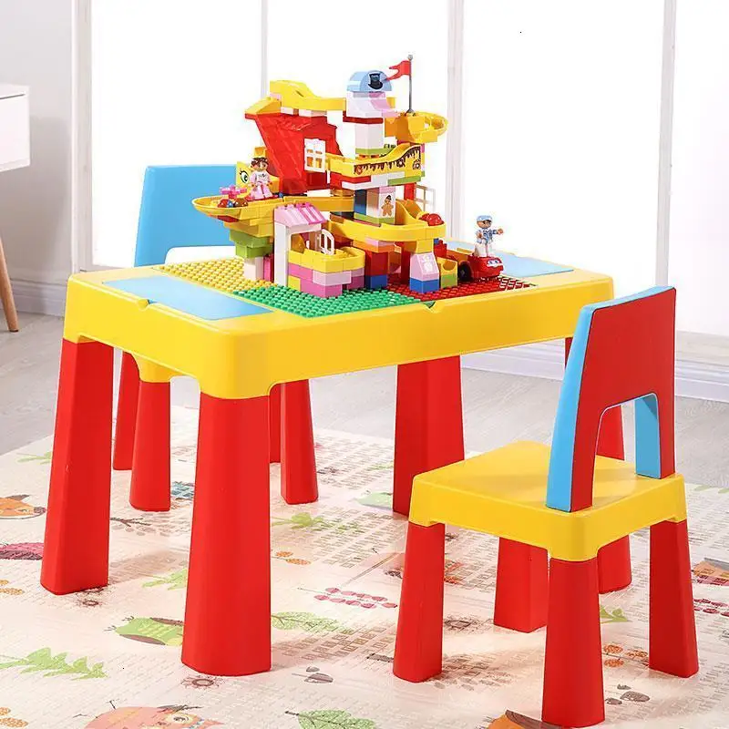 

Toddler Play Child Baby Chair And Desk For Plastic Game Kindergarten Kinder Bureau Enfant Study Mesa Infantil Kids Table