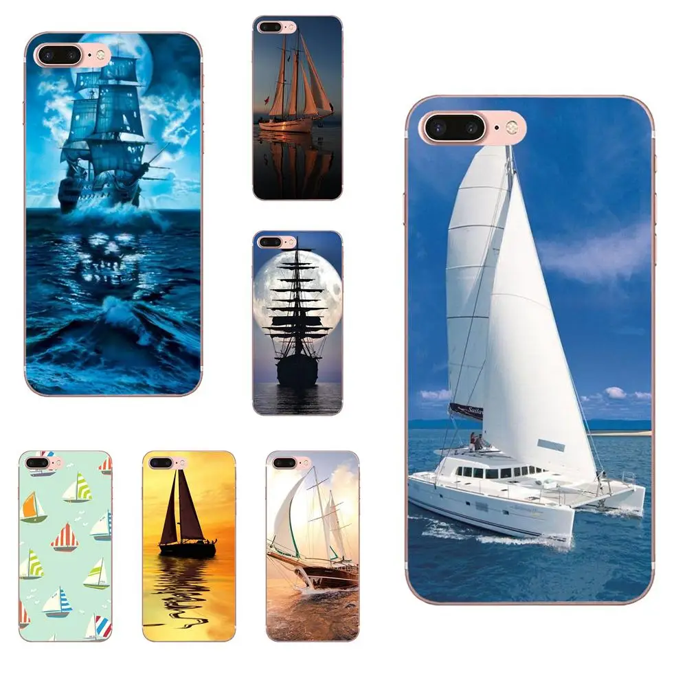 Парусная лодка для Xiaomi CC9E Mi3 Mi4 Mi4i Mi5 Mi 5S 6 6X 8 9 SE Play Plus Pro Lite A1 Mix 2 Note 3 TPU с