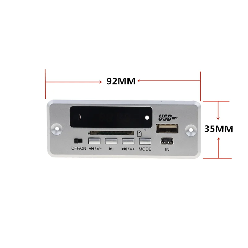 BT SD USB FM Aux Радио MP3 плеер встроенный Автомобильный USB Bluetooth Hands-free MP3 декодер плата модуль аудио переоборудование