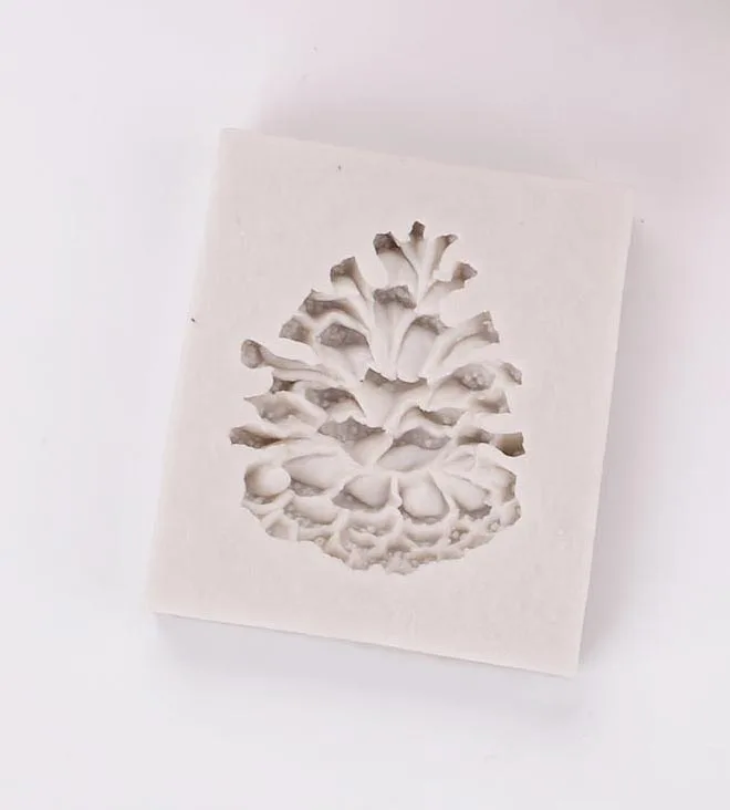 Силиконовая сосна орех помадка форма торта в форме 3D шоколадные кондитерские