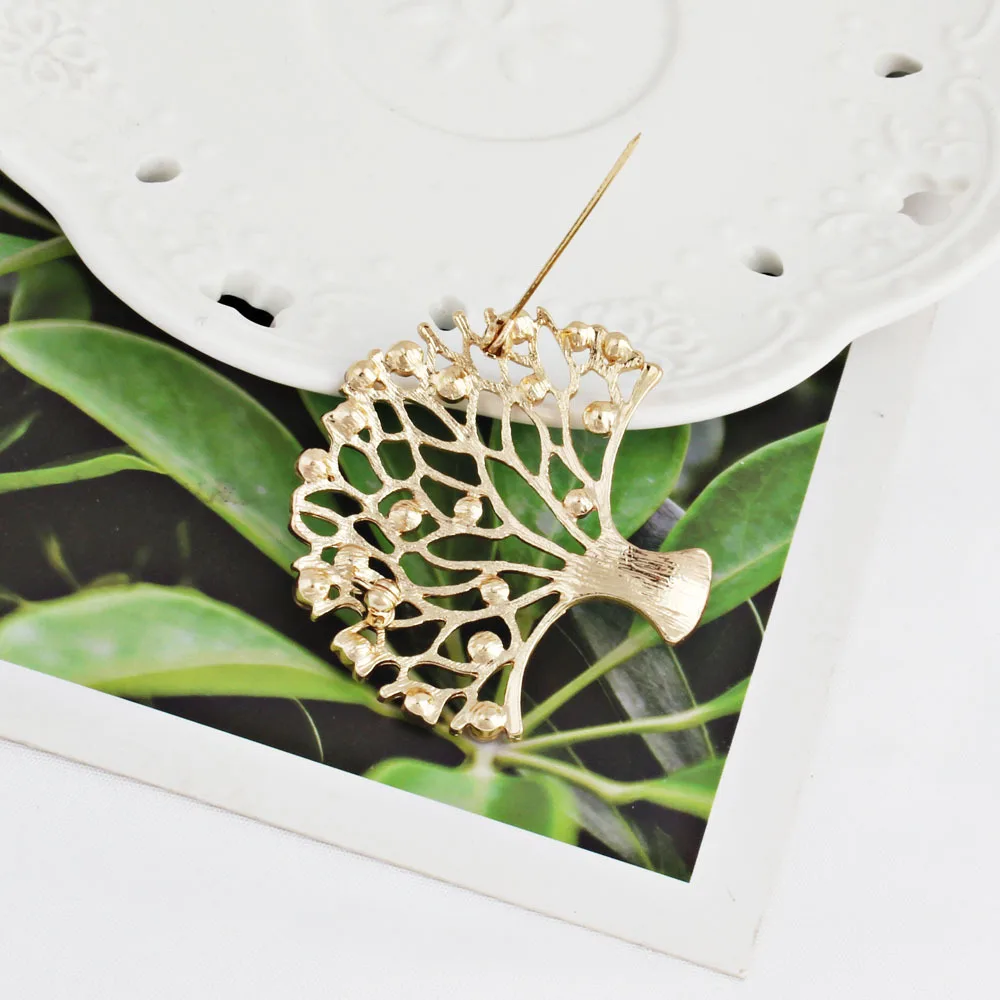 2019 Взрывные Модели Стразы богатая брошь на древо жизни большая атмосфера