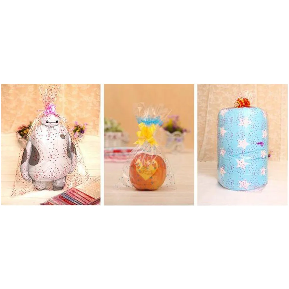 100 шт. прозрачный Opp Пластик сумка для куклы игрушки упаковывая мешок подарка