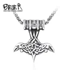 Odin Ворон талисман амулет Викинг мужской кулон ожерелье Викка Птица Ювелирные изделия руны ожерелье виккан языческие Мужские аксессуары LHP132