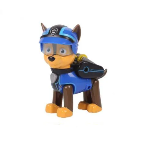 chase С принтом из мультфильма «Щенячий патруль игрушки собака Patrulla Canina фигурки деформации виниловые куклы игрушки для детей детская одежда с принтом из мультфильма «Щенячий патруль подарки на день рождения - Цвет: chase
