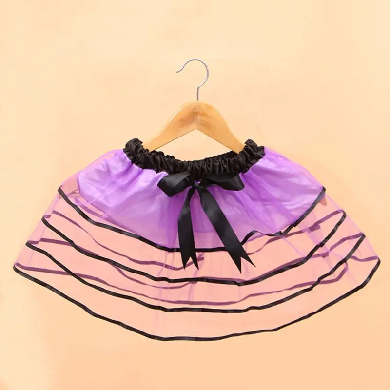 Fashion New Children Wear Girls Dance Skirts Bow Half-length Mesh Tutu Skirt Kids Show Costumes Birthday Holiday Gifts | Мать и ребенок
