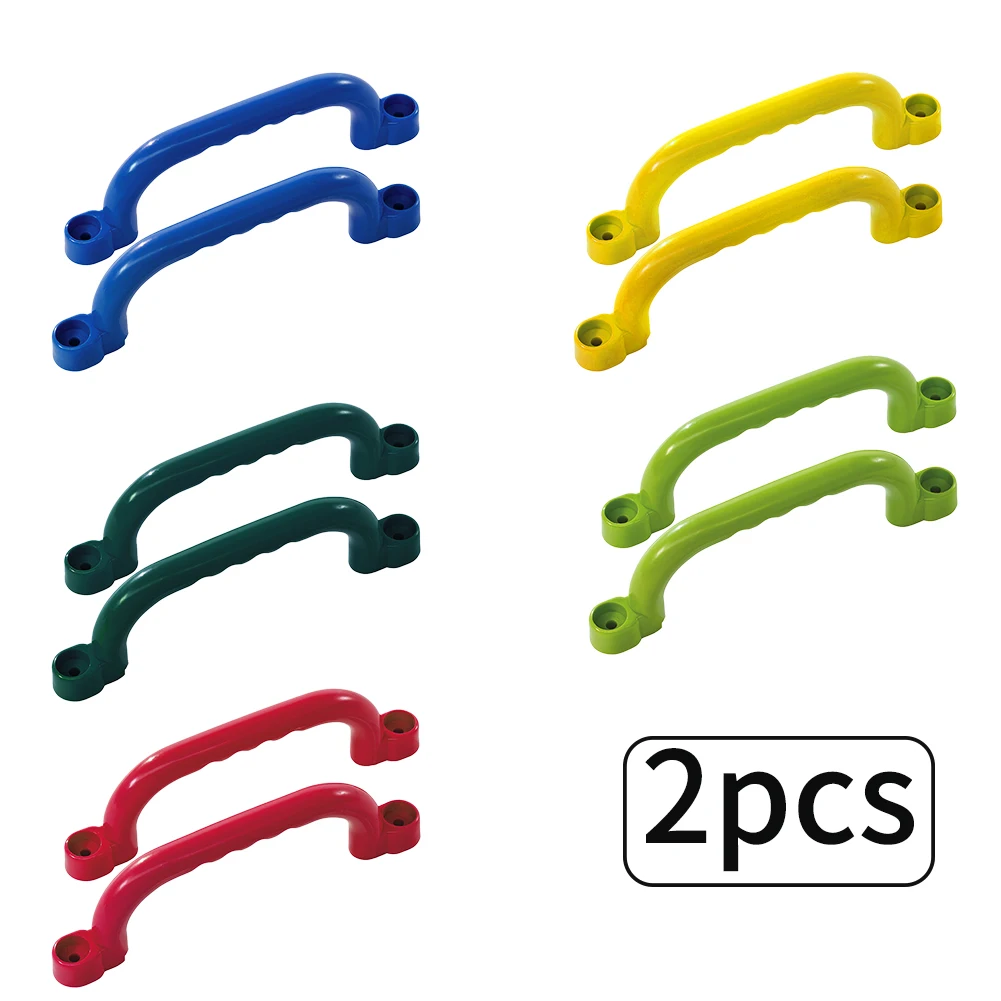 

2pcs For Kids Amusement Equipment Tree House Play Wall Grips Indoor Outdoor Plastic Handle Safety Smooth Solid Climbing Frame