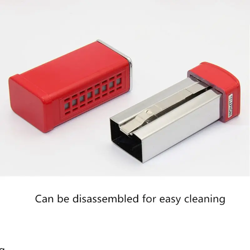 Открытый портативный пепельница телефонная будка Ретро стиль сигарета