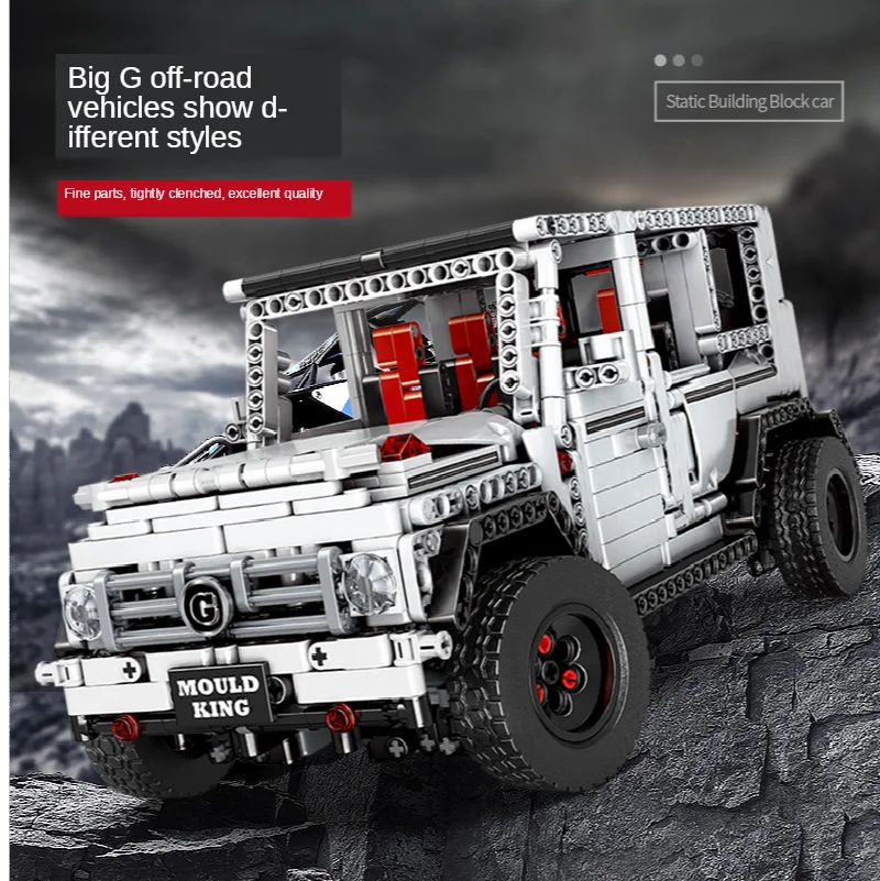 Техническая серия внедорожник Супер гоночный автомобиль Benz белый 13069 модель