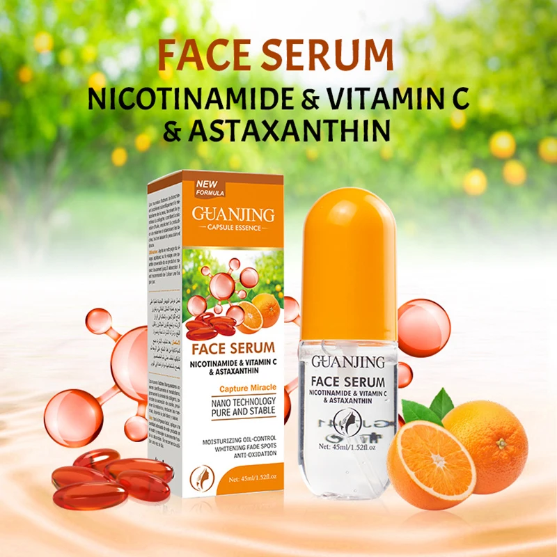 

45ml Nicotinamide Face Serum Essence Vitamin C Repairing Brightening Anti-aging Anti-wrinkle Whitening Firming Serum Skin Care