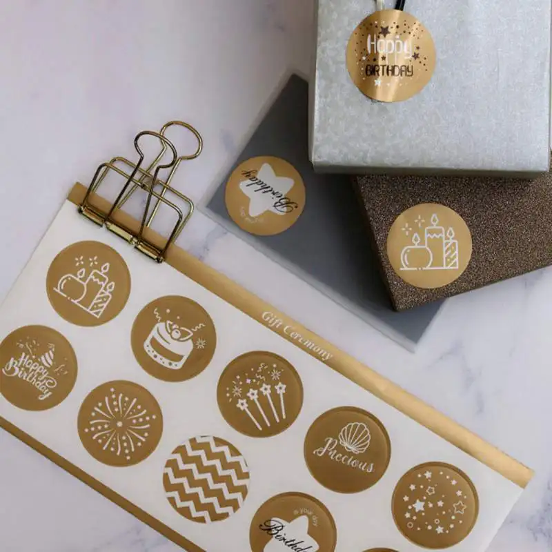 Уплотнительная наклейка s-этикетка 1 лист/упаковка декоративная подарочная