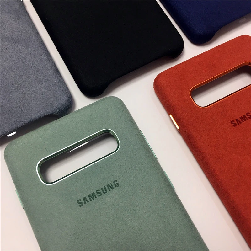 Чехол для samsung S10 для Galaxy S10Plus S10+ S10E Alcantara, кожаный Премиум чехол, полная защита, 5 цветов