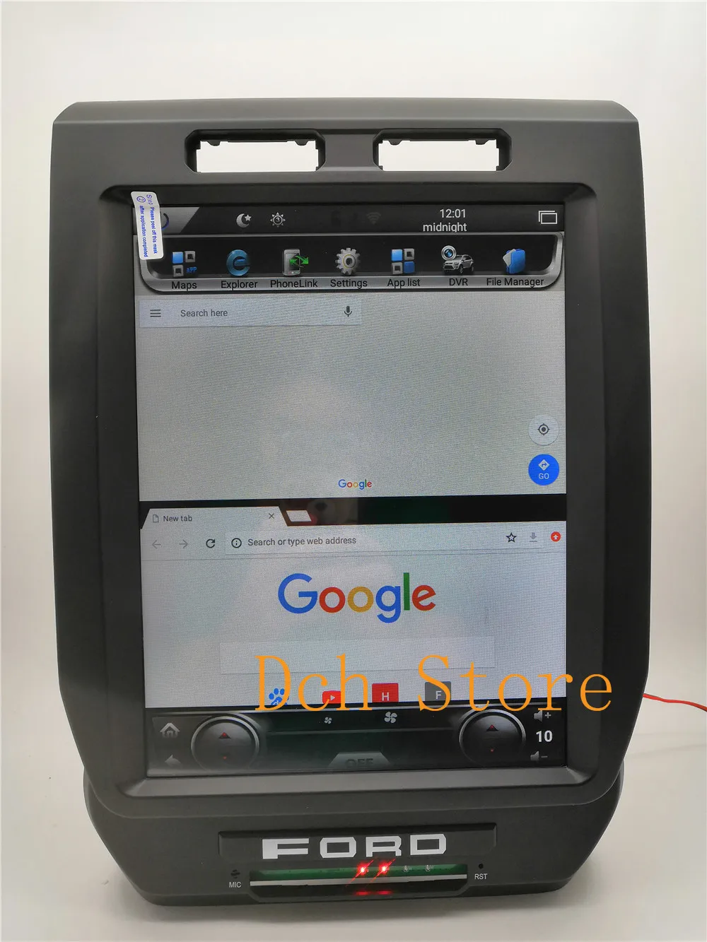 12,1 дюймов вертикальный tesla стиль Android 8,1 dvd-плеер автомобиля gps навигация радио для Ford F150 аудио мультимедиа PX6