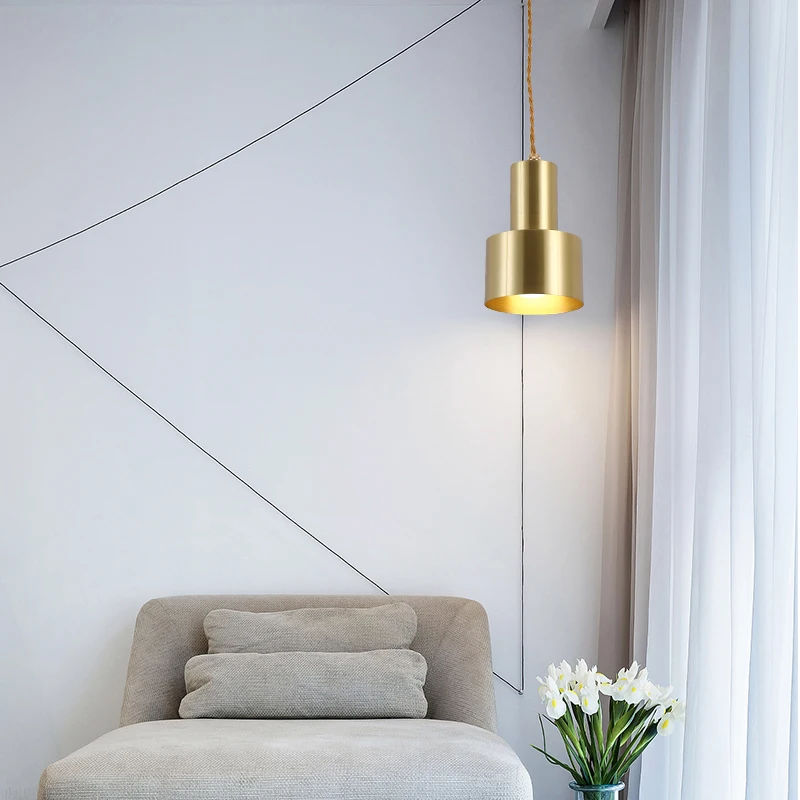 

nordic hanging lamp luminaria pendente crystal living room LED pendant lights hanging ceiling lamps deco maison