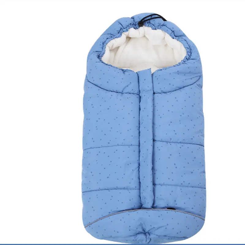 Детские коляски муфты для коляски спальный мешок коляска Slee Sack Sleepsack зимние конверты коляски Аксессуары для коляски 0-6 м обертка - Цвет: blue star