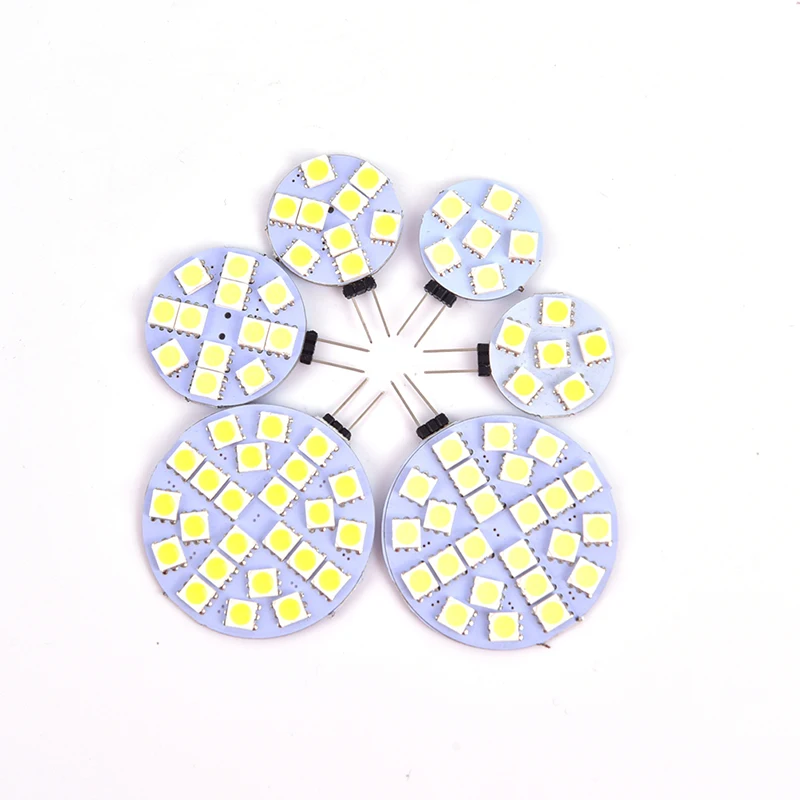 

G4 LED Round Range Hood Bulb 12V SMD5050 LED Light White / Warm White Bulb Lamp