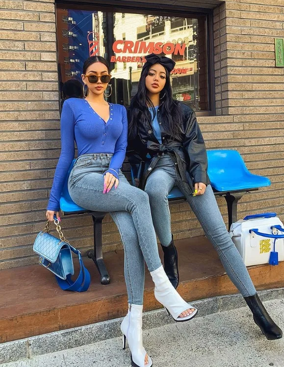 Женские джинсы с высокой талией эластичные облегающие джинсовые брюки новинка