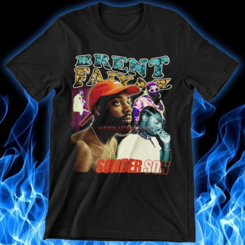 

Brent Faiyaz shirt hypebeast vintage 90s rap t shirt
