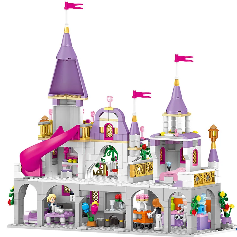 Princess Castle Blocks Building Windsor's Bricks Kit Toys Girls DIY Model Kids Compatible with Figures | Игрушки и хобби