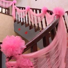 510 м рулон тюля с украшением в виде кристаллов ткань органза скрученный Тюль Свадебные украшения на день рождения вечерние детей Baby Shower вечерние украшения 5z