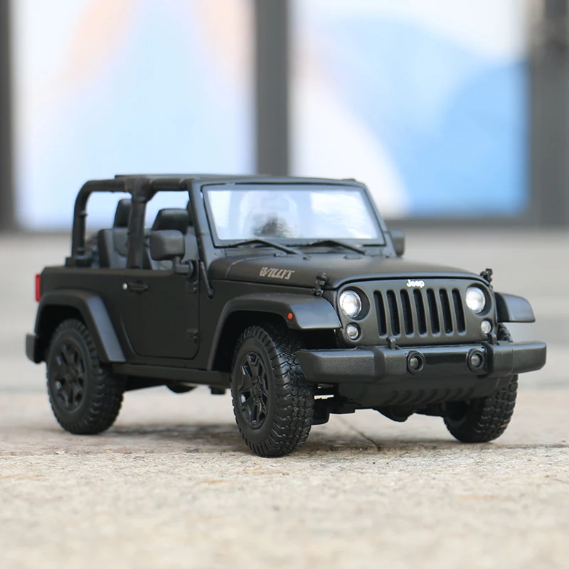Maisto 1:18 2014 JEEP Willys Wrangler бесстатические литые автомобили Коллекционная модель