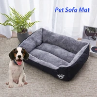 pet bed dog cushion waterproof fleece dog house warm cat nest pet soft mattress pubby kitten mat large dog kennel pet supplies