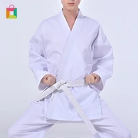 professional karate suit child adult suitable white suits high quality karate uniform cotton comfortable breathable glittery