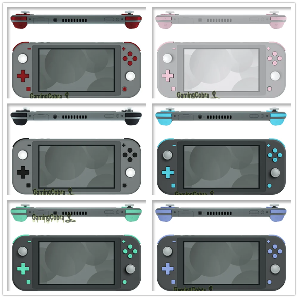 

Custom Replacement ABXY Home Keys Dpad L R ZL ZR Trigger Full Set Buttons Repair Kits with Tools for NS Switch Lite