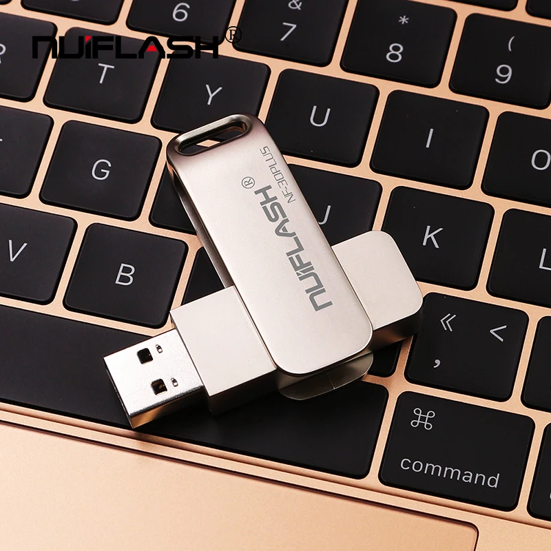 Nuiflash USB флеш-накопитель 32 Гб 64 Гб металлический USB 3,0 флеш-накопитель высокоскоростной USB флеш-накопитель 128 ГБ реальная емкость 16 ГБ USB флеш-накопитель