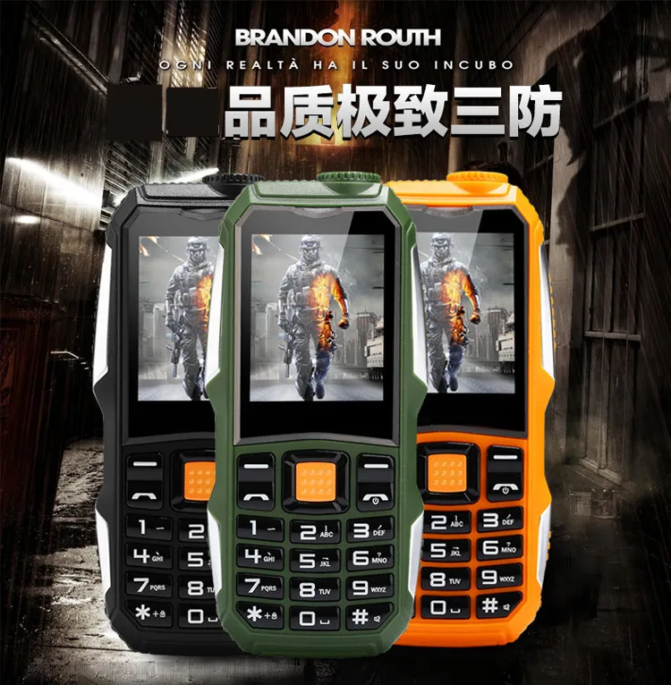 S8 мобильный телефон с камерой MP3 фонарик Bluetooth 1,8 дюймов ударопрочный пылезащитный прочный дешевый телефон