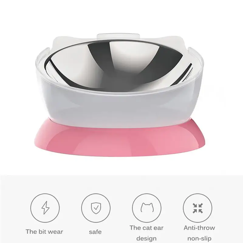 Кормушка для домашних животных миска кошек с мелким кормом нескользящая