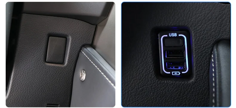 Lsrtw2017 для Lexus NX NX200 NX200t 300 NX300h Автомобильный USB разъем зарядного устройства аксессуары для интерьера