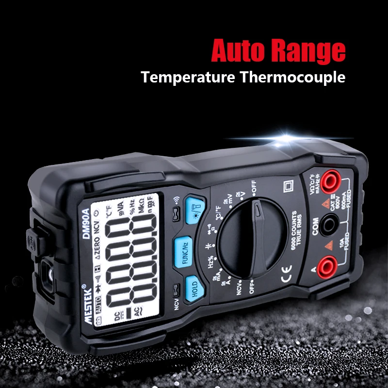 Мультиметр MESTEK DM90A/DM90S умный автоматический измеритель напряжения и