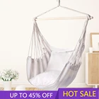 Портативный холст гамак кресло качели Крытый сад Спорт Путешествия отдыха Пеший Туризм Кемпинг полосатый гамак подвесная кровать